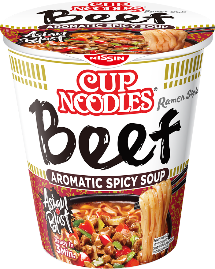 Nissin Cup Noodles-Beef flavor